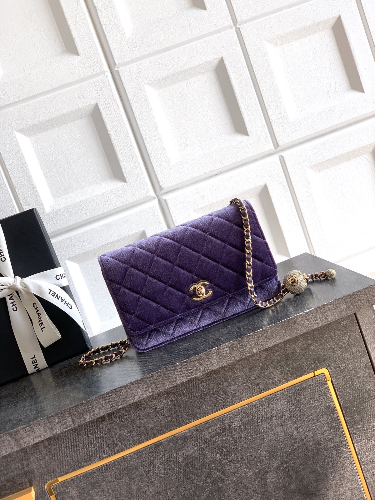 Chanel 2026 WOC Bag 20cm Velvet Leather 331109