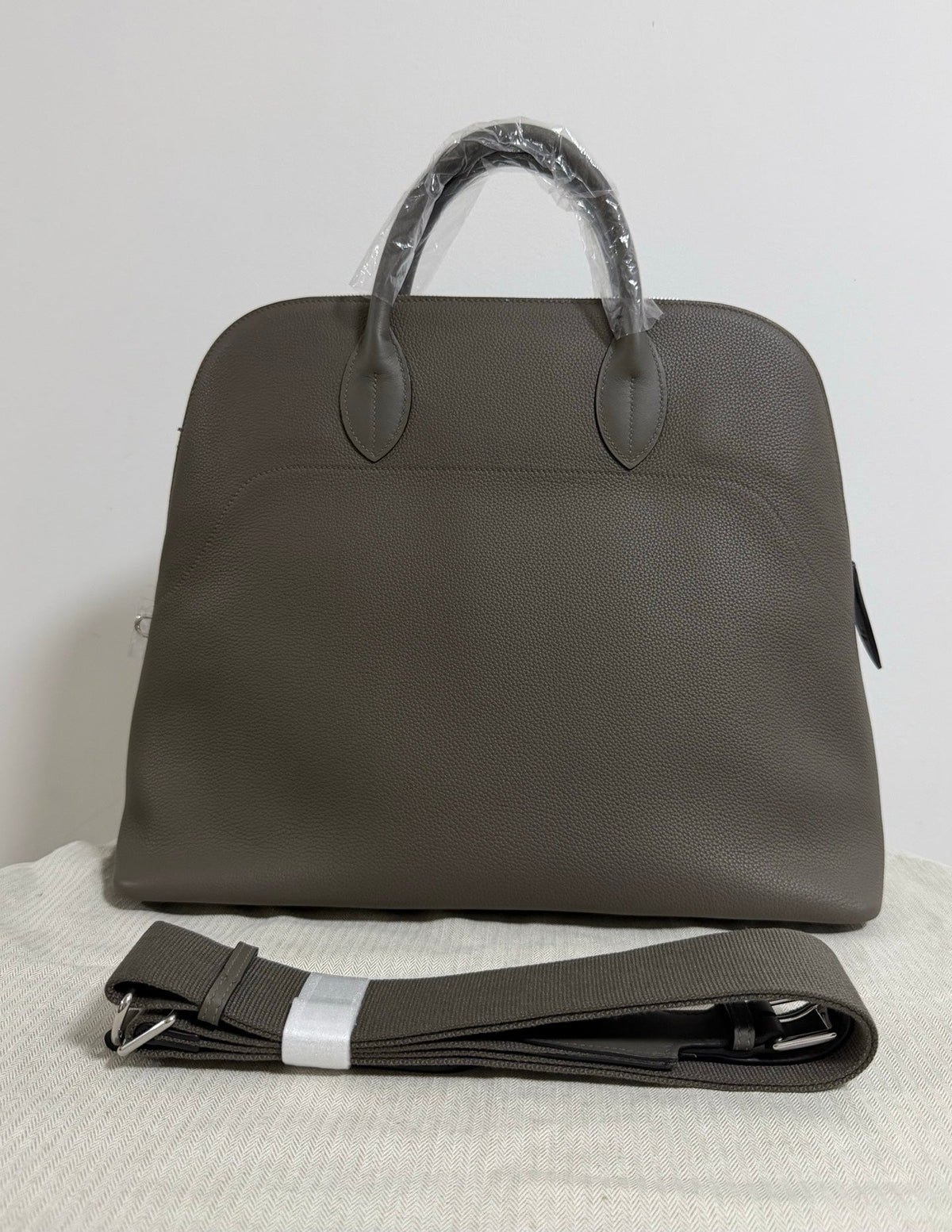 High-end Hermes 2026 Bolide Bowling Bag 40cm Togo Leather