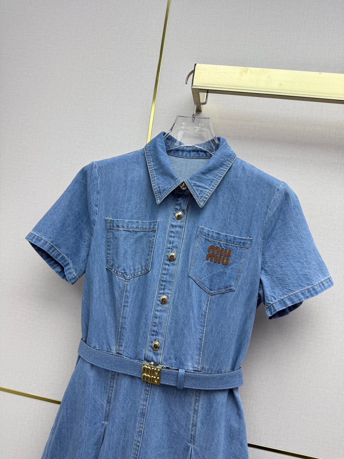 Miumiu 2026 Denim Dress Cotton 351559