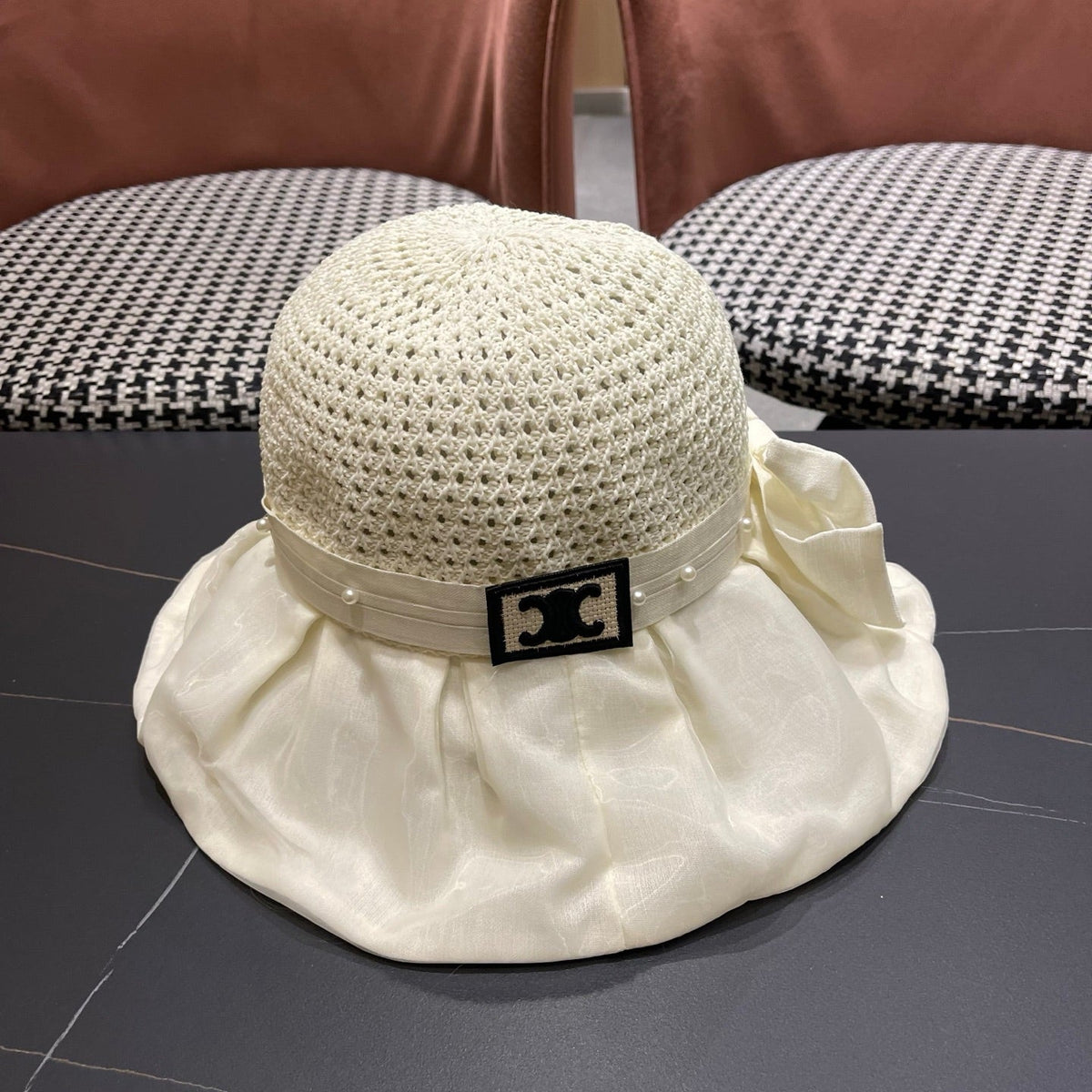 Celine Denim Sun Hat 196129
