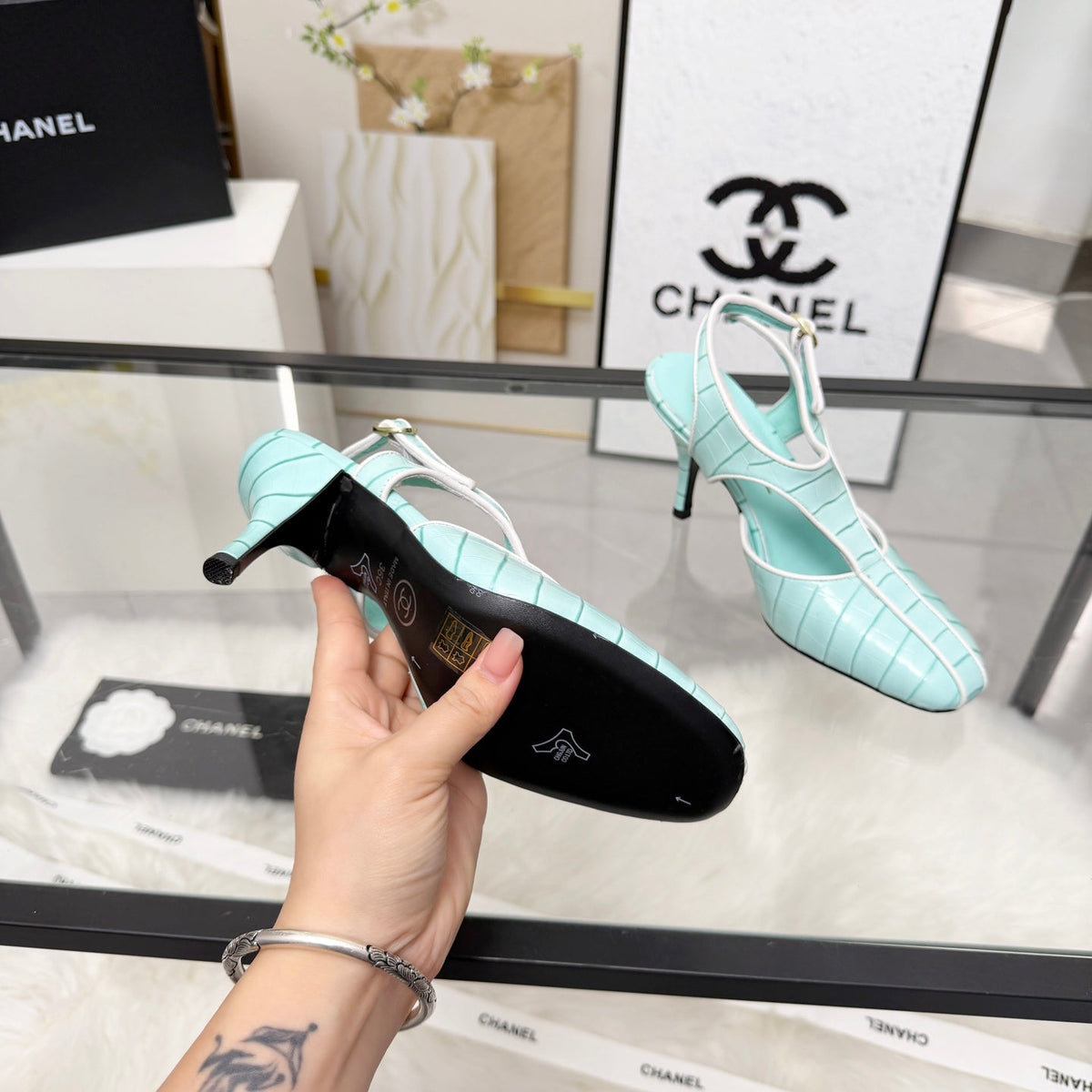 Chanel 2026 Slingback Pump 80mm Calfskin 183587