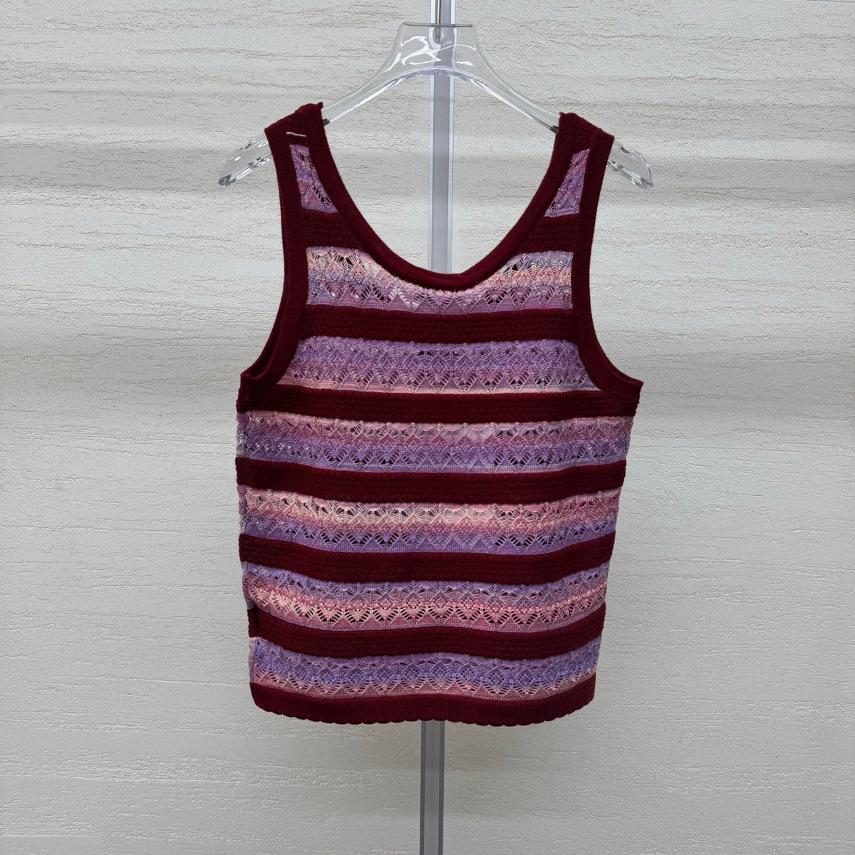 Chanel 2026 Crew Neck Vest Wool Acrylic 356917