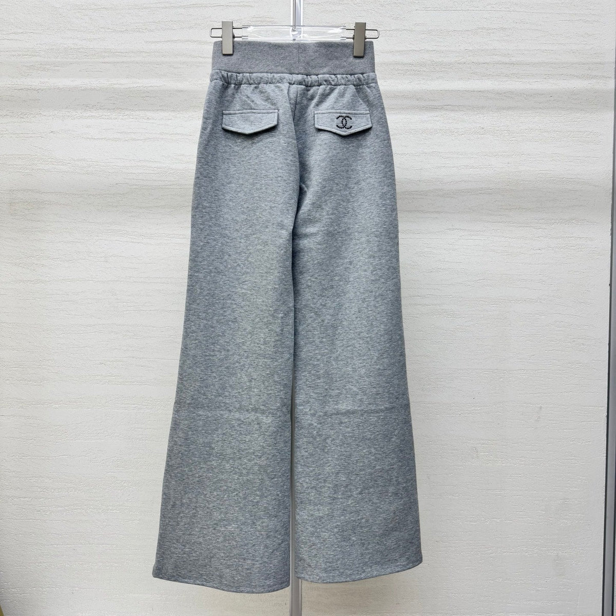 Chanel 2026 Rhinestone Waistband Casual Pant Cotton 356983