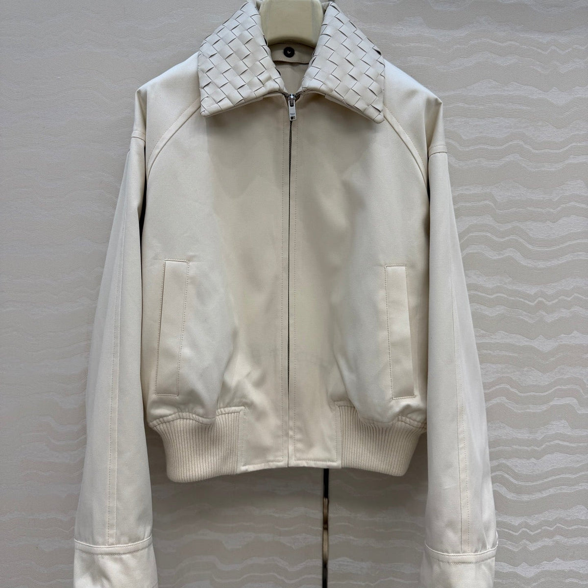 Bottega Veneta 2026 Bomber Jacket Cotton Leather 380138