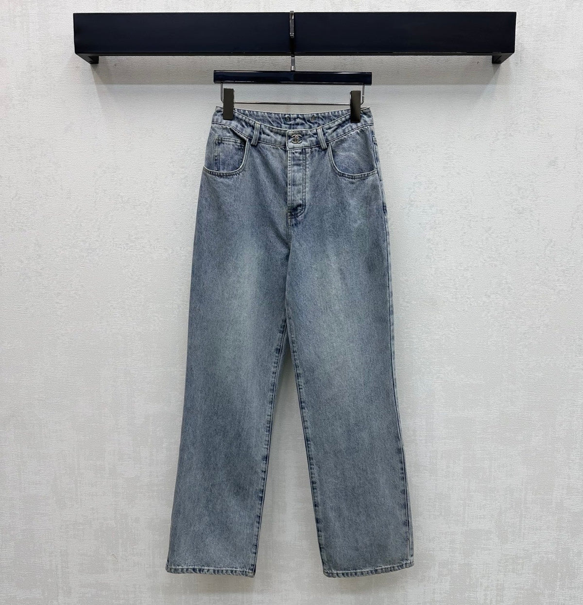 Chanel 2026 Jeans With Silver Buckle 359365