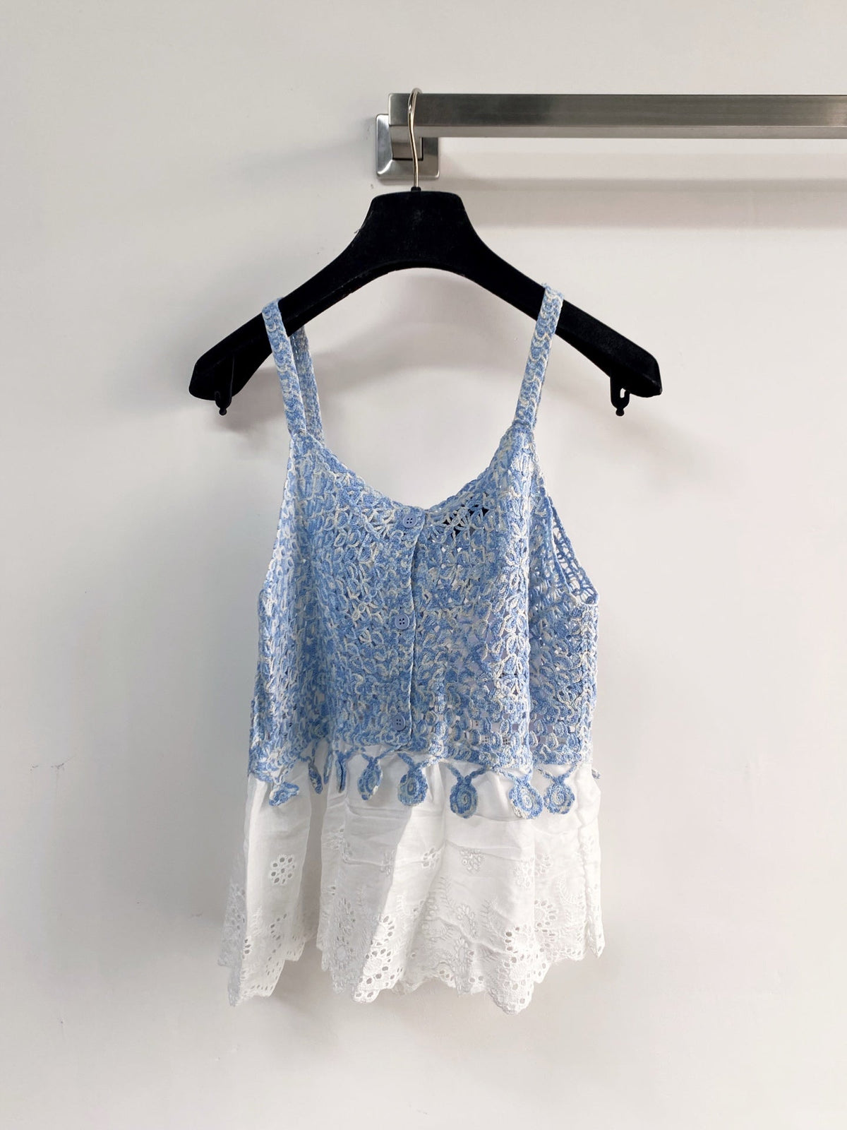Chanel 2026 Camisole Brown Blue Red Wool Cashmere 149486