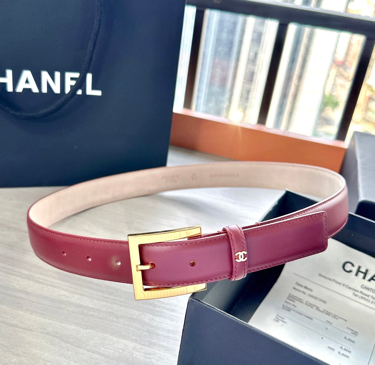 Chanel 2026 Belt 3.0cm Gold Buckle