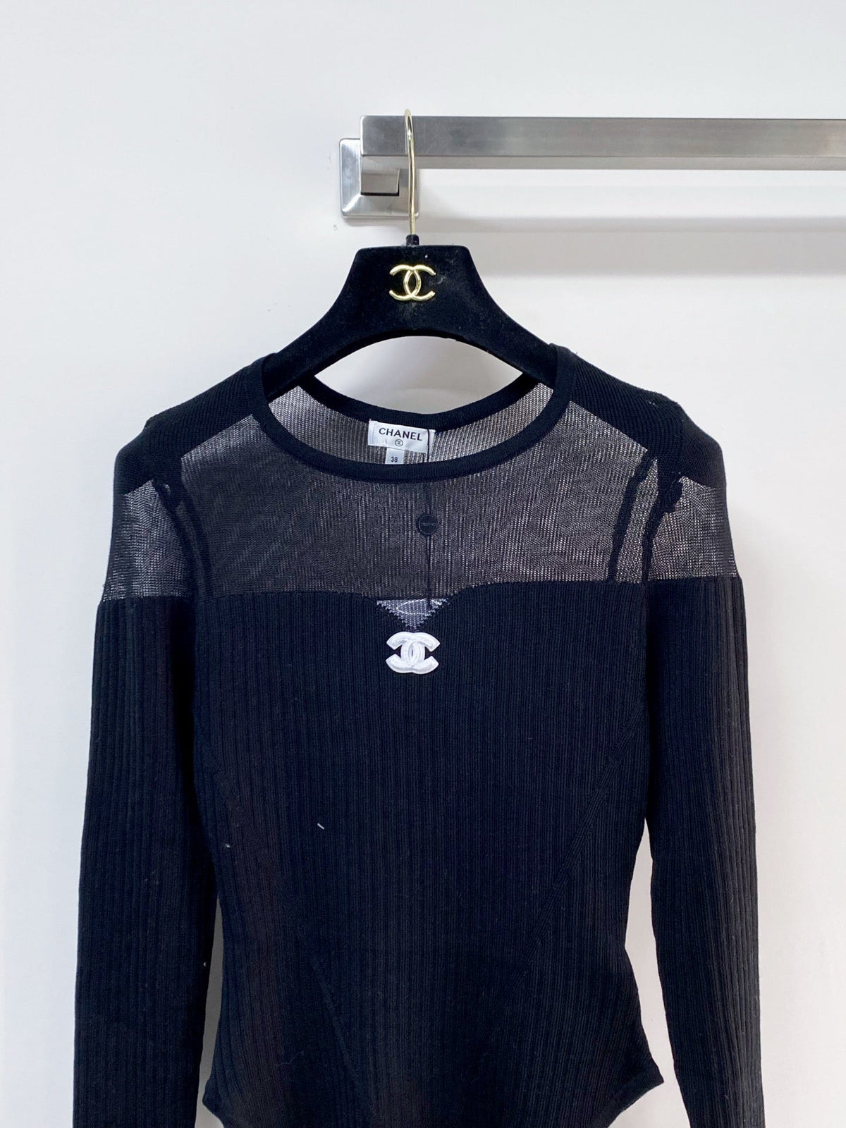 Chanel 2026 Long-Sleeve Top Wool 166733