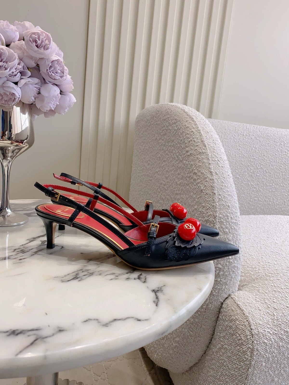 VT 26s Cherry Blossom Slingback 40 Calfskin