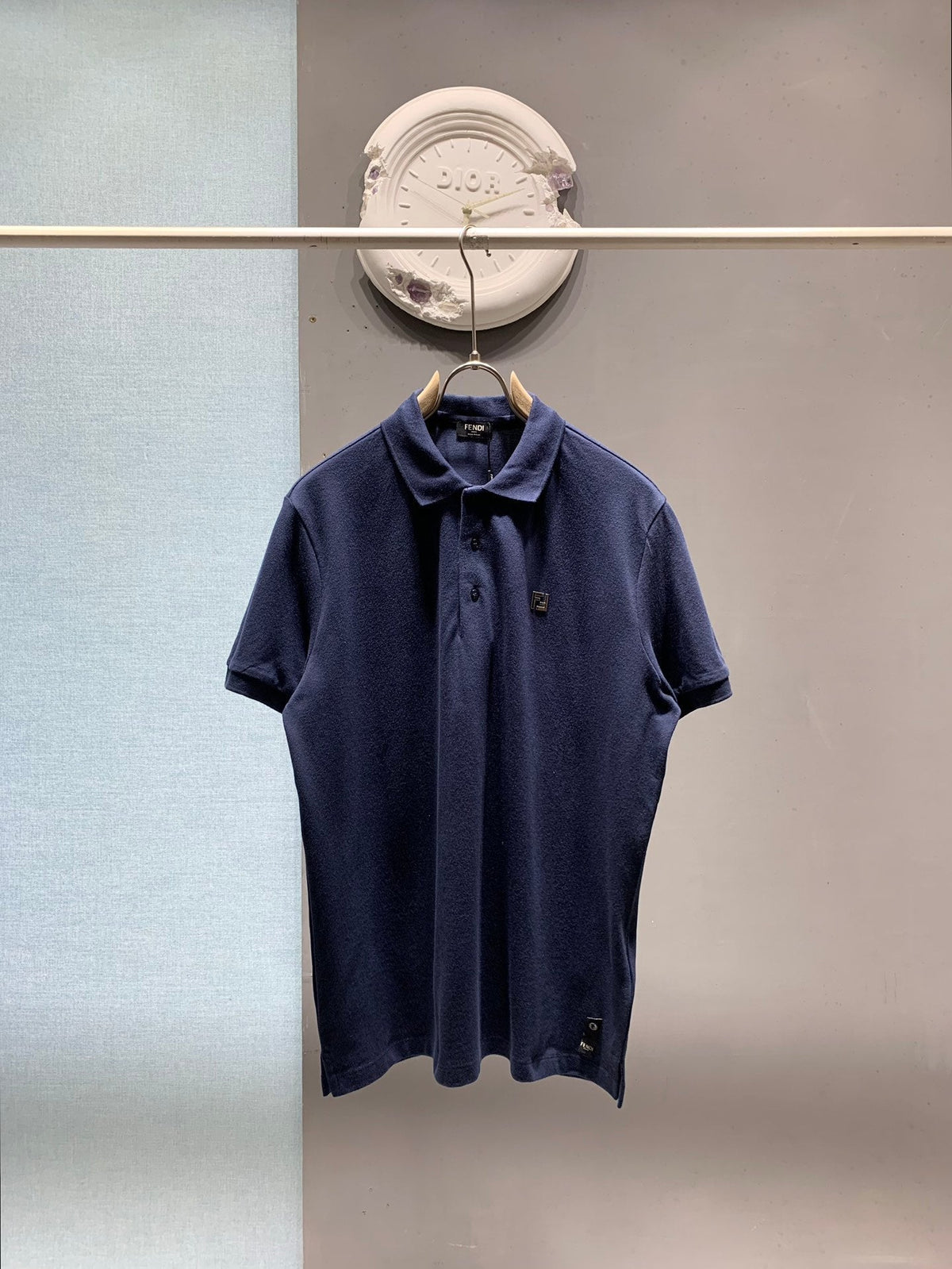 Fendi 2026 Men's Polo Shirt Cotton Fabric 801524