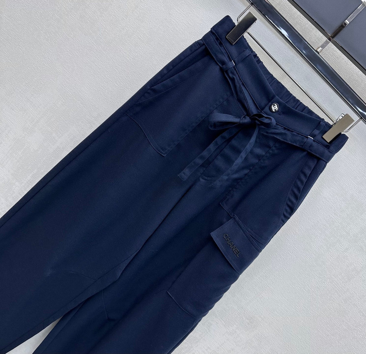 Chanel 2026 Drawstring Straight-leg Trouser Cotton 363900