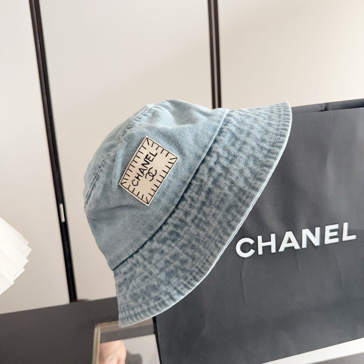 Chanel Denim Vintage Bucket Hat 229055