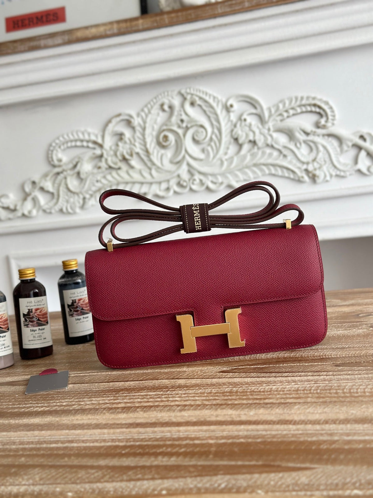 High-end Hermes 2026 Constance Elan 26cm Bag Epsom Leather 3