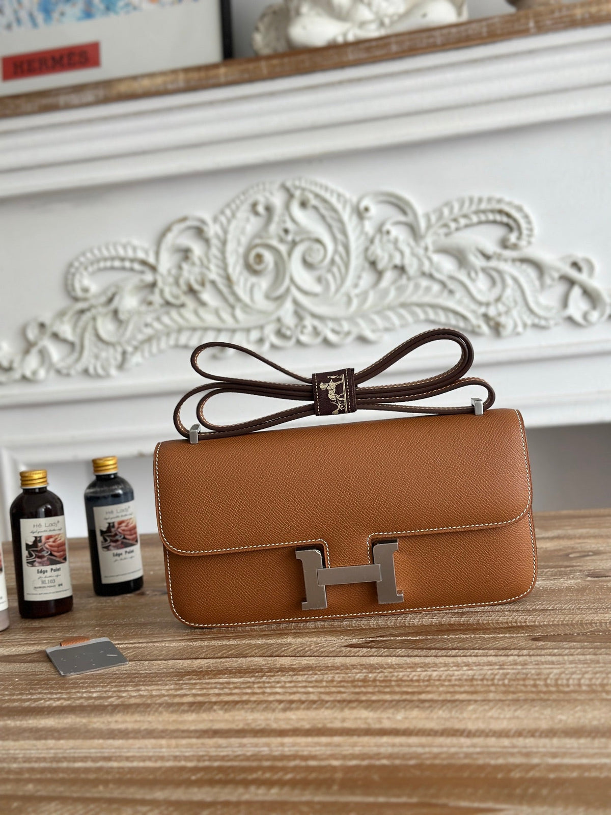 High-end Hermes 2026 Constance Elan 26cm Bag Epsom Leather 3
