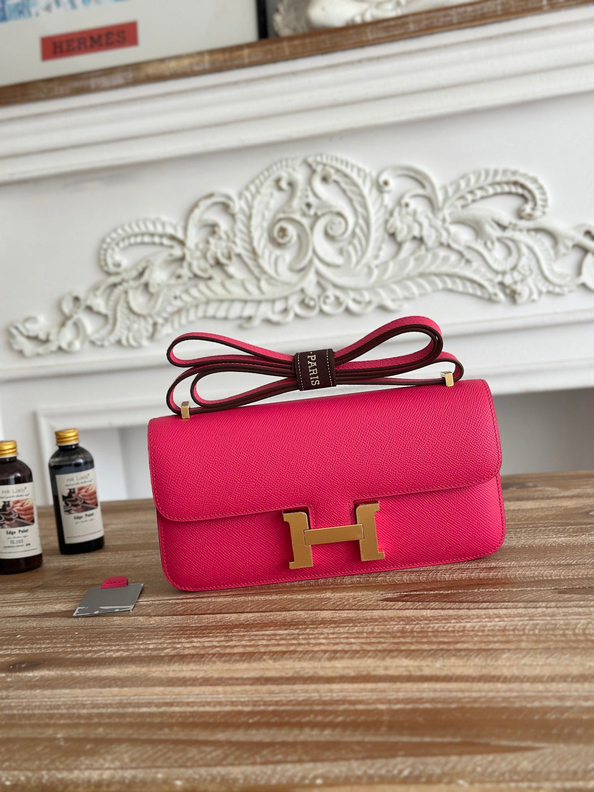 High-end Hermes 2026 Constance Elan 26cm Bag Epsom Leather 3