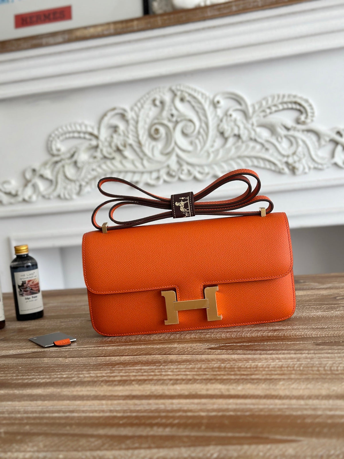 High-end Hermes 2026 Constance Elan 26cm Bag Epsom Leather 2