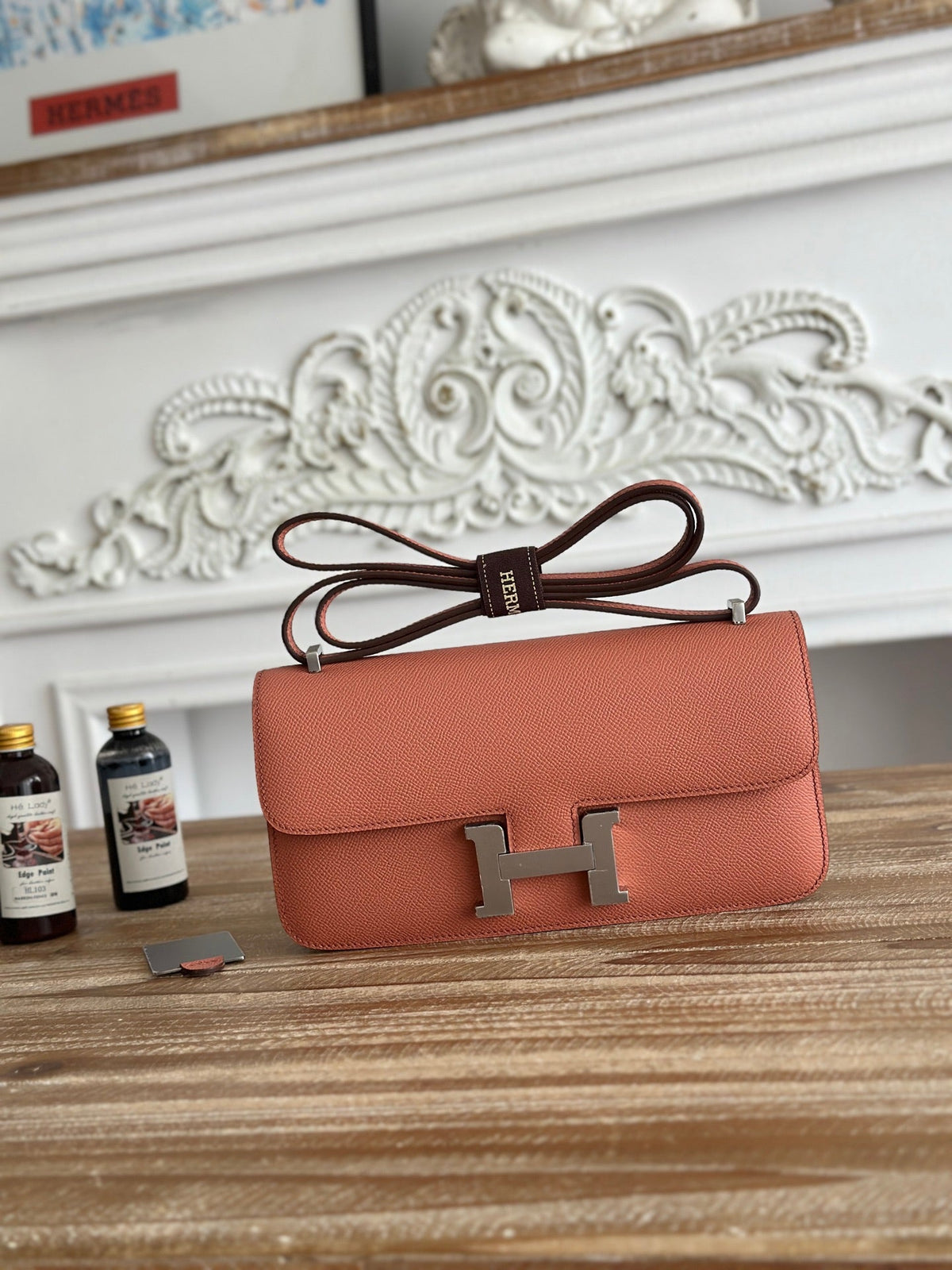 High-end Hermes 2026 Constance Elan 26cm Bag Epsom Leather 2