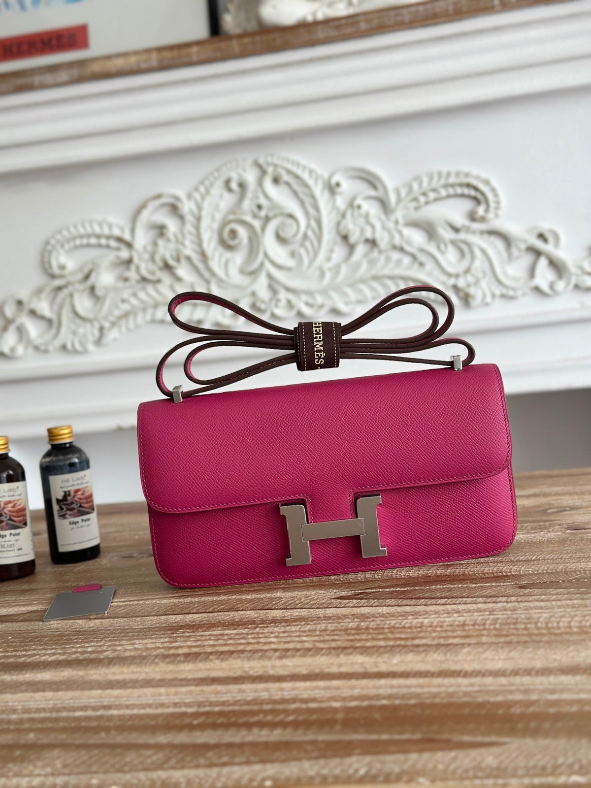High-end Hermes 2026 Constance Elan 26cm Bag Epsom Leather 1