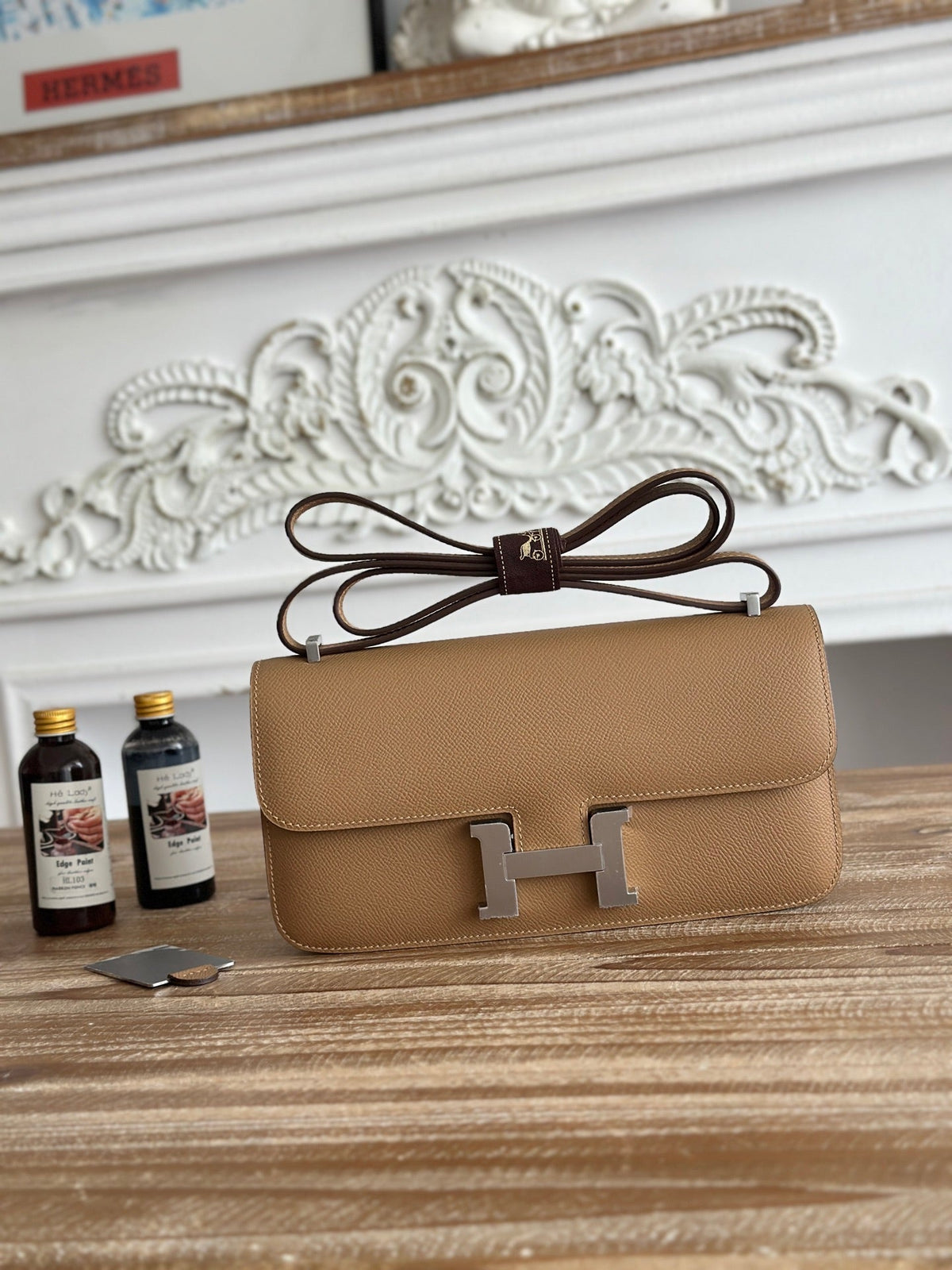 High-end Hermes 2026 Constance Elan 26cm Bag Epsom Leather 1