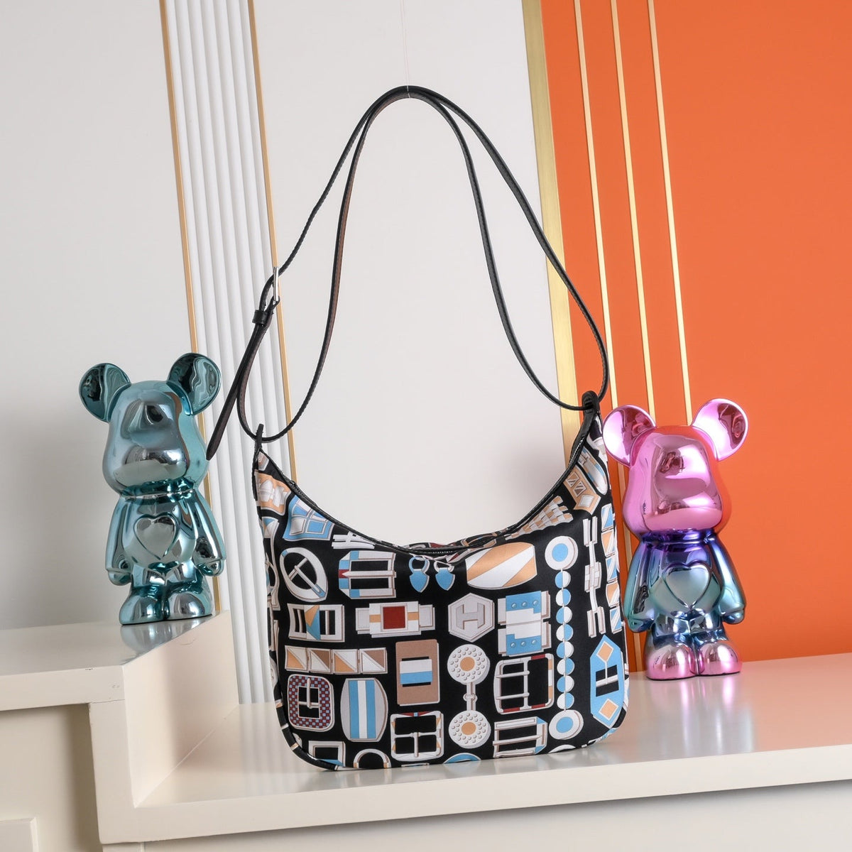 High-end Hermes 2026 Sursoie To Go Bag 22.5cm Silk/Swift Leather