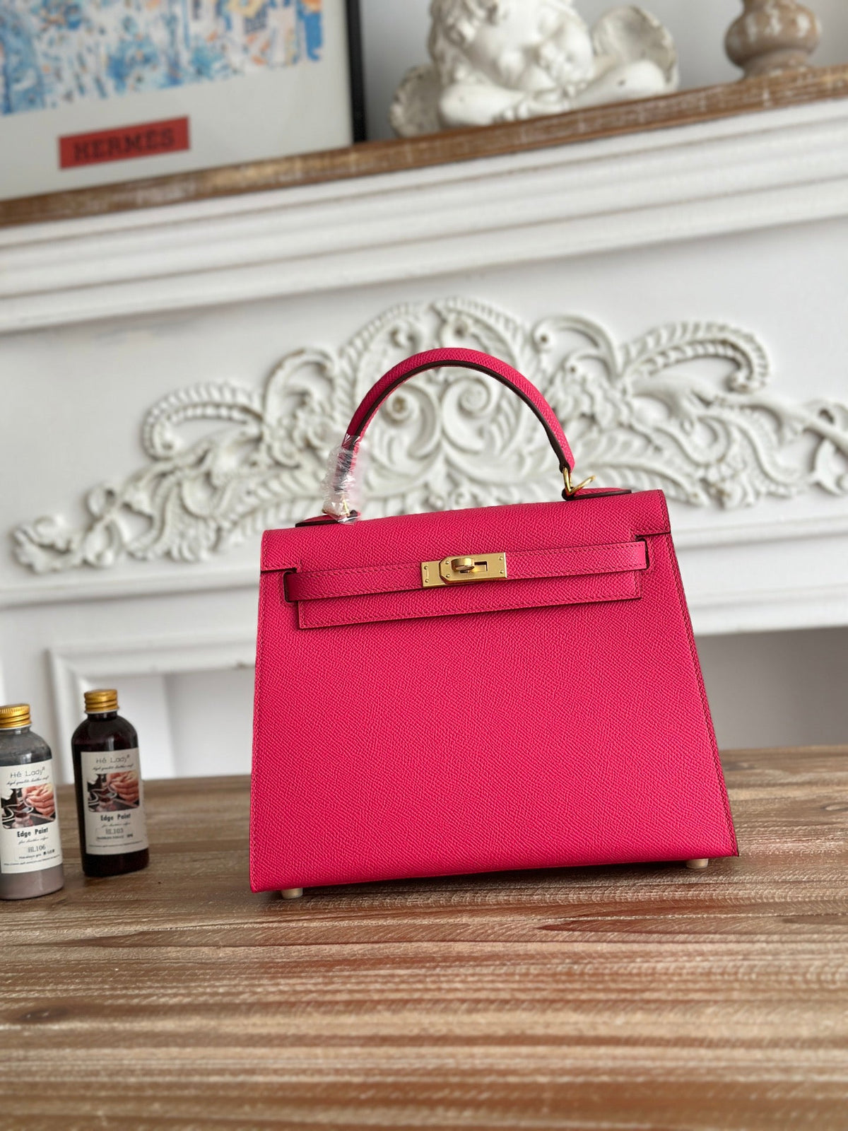 High-end Hermes 2026 Kelly Bag 25cm Epsom Leather