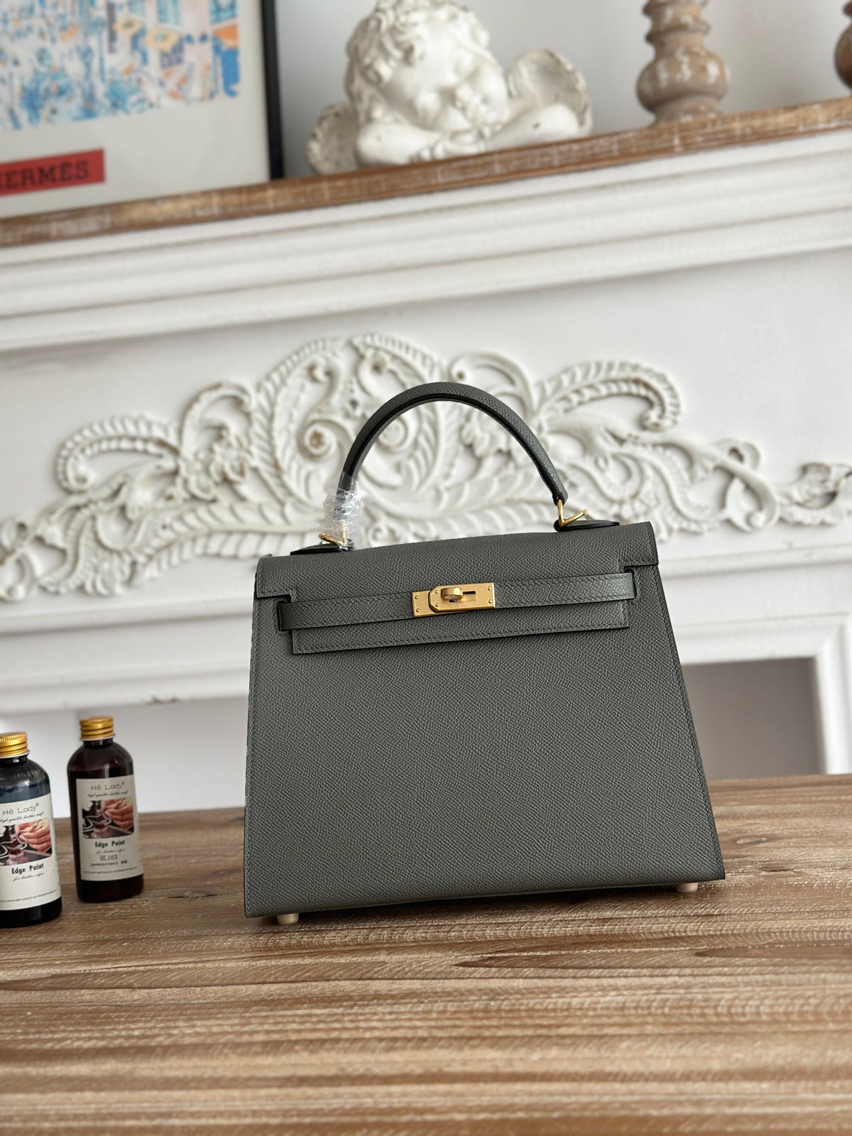 High-end Hermes 2026 Kelly Bag 25cm Epsom Leather