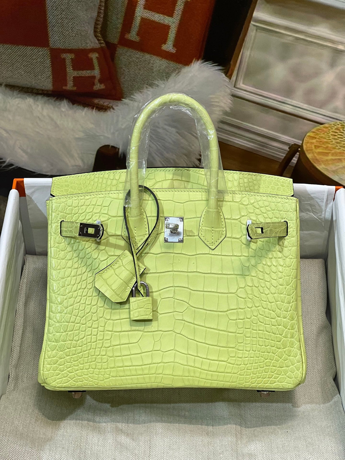 High-end Hermes 2026 Birkin Bag 25cm Crocodile Leather