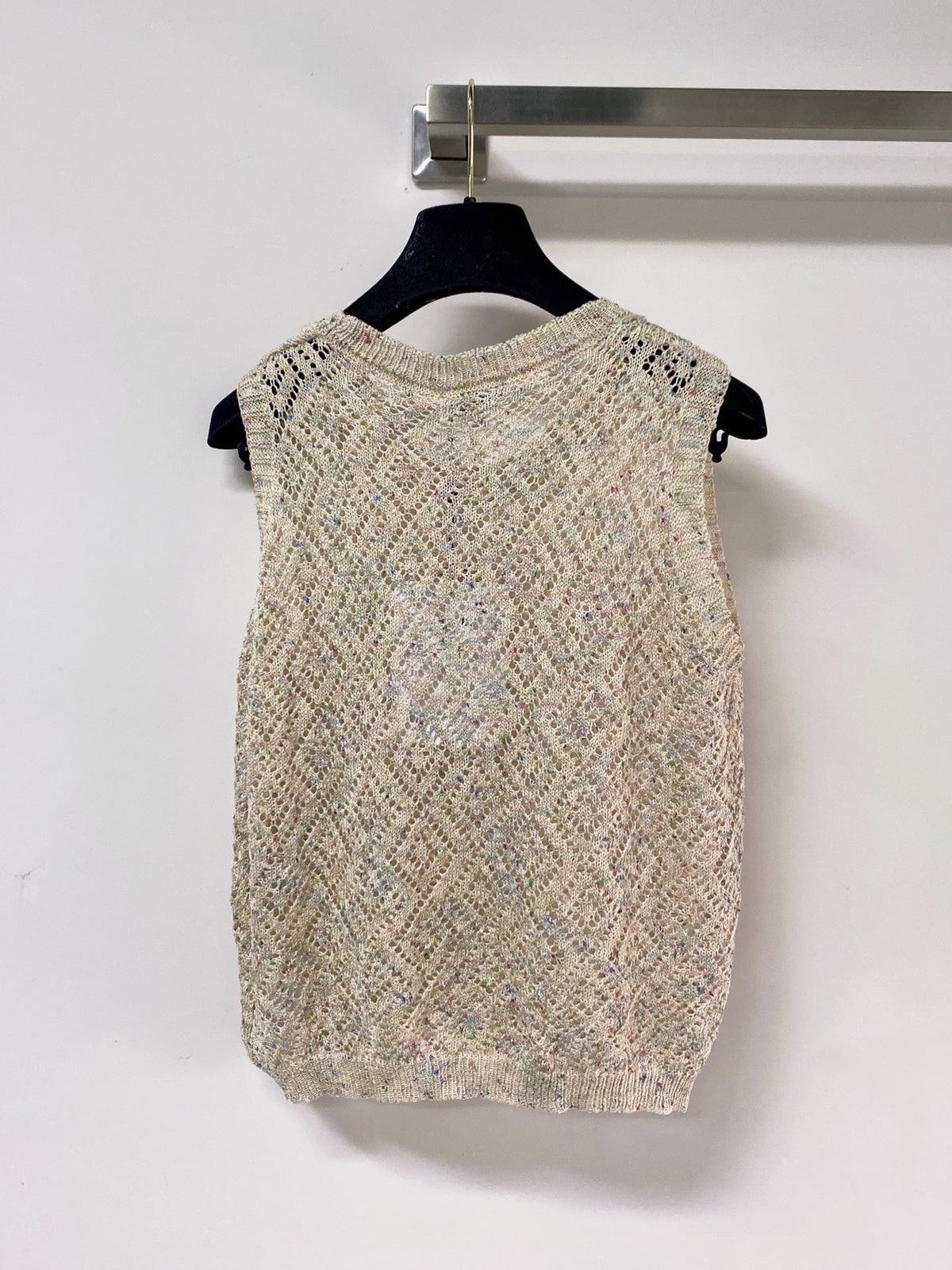 Chanel 2026 Knit Vest Vibrant Wool Laine 463540
