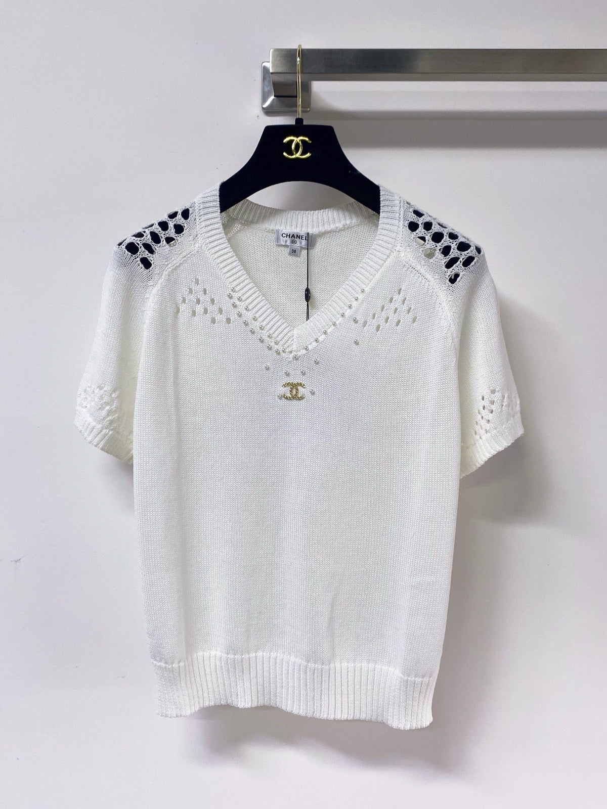 Chanel 2026 Short-Sleeve Shirt Nitrile Cotton 471933