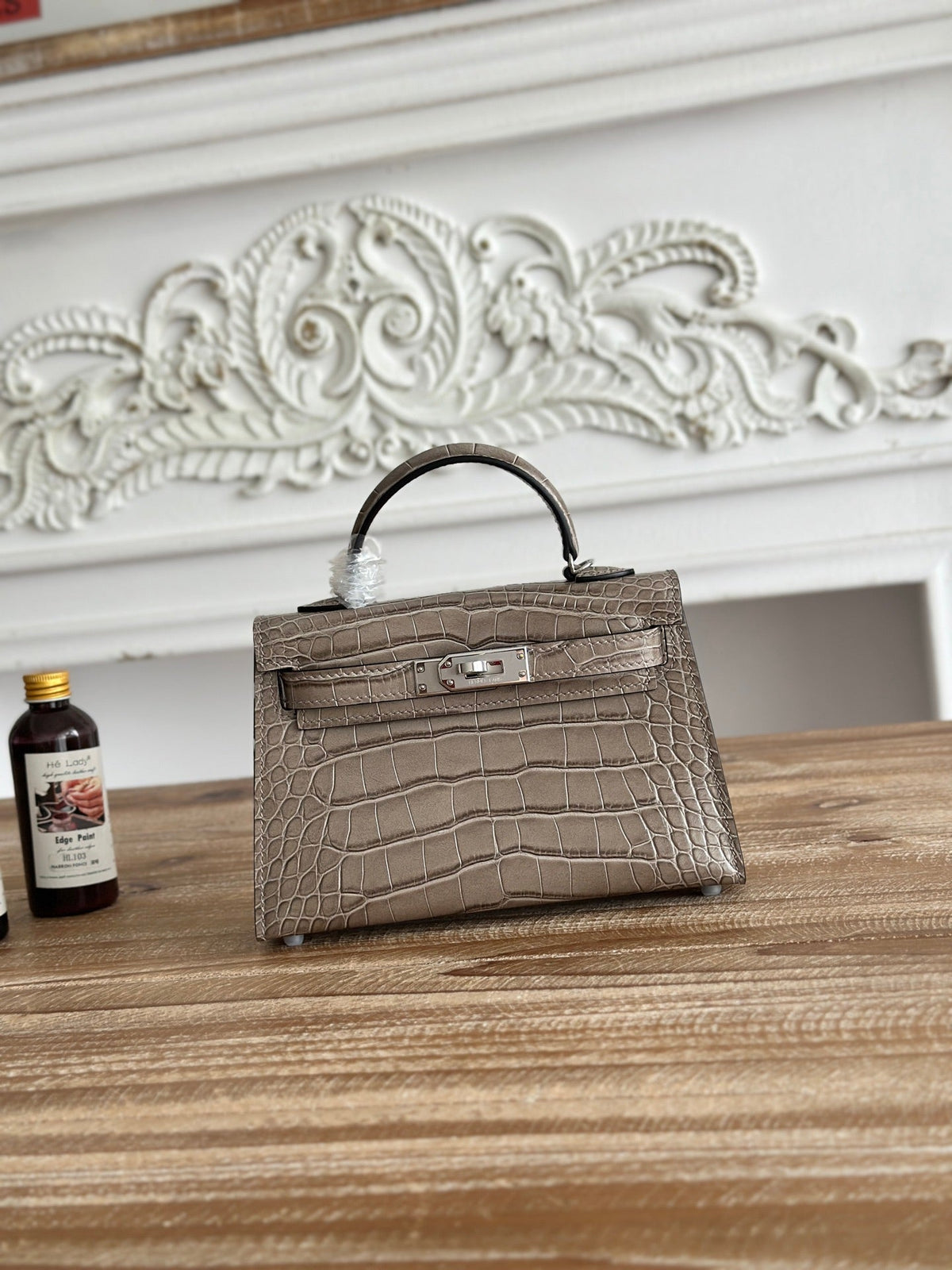 High-end Hermes 2026 Mini Kelly II 19cm Bag Crocodile Leather