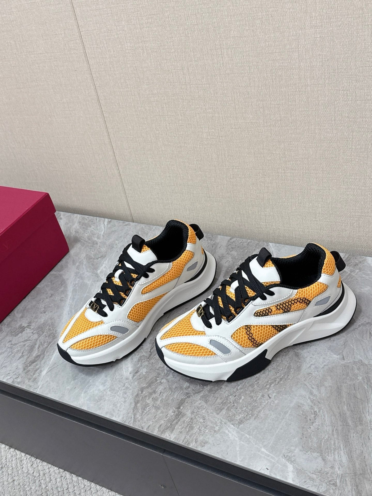 Valentino VLogo Pace Sneakers Mesh Leather 866605