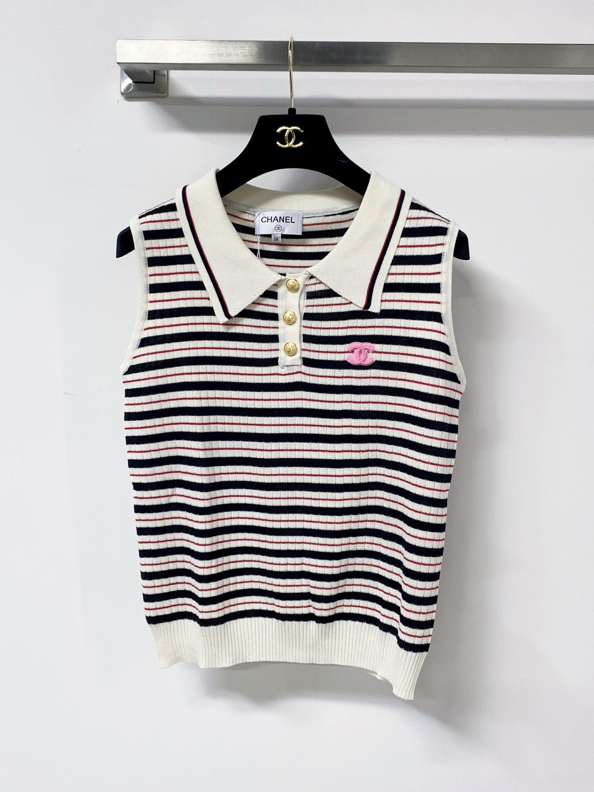 Chanel 2026 Vest Polo Shirt Wool 632169