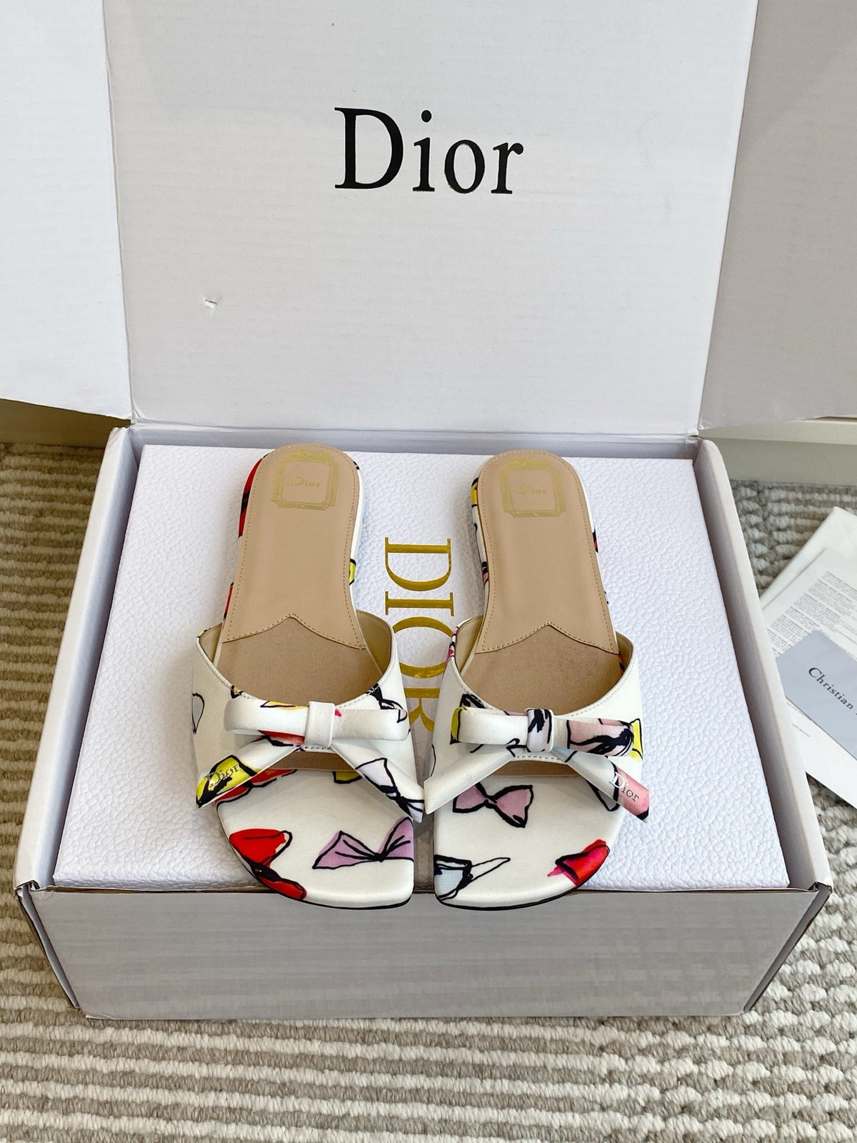 Dior 2026 Bow Sandal Fabric 909652