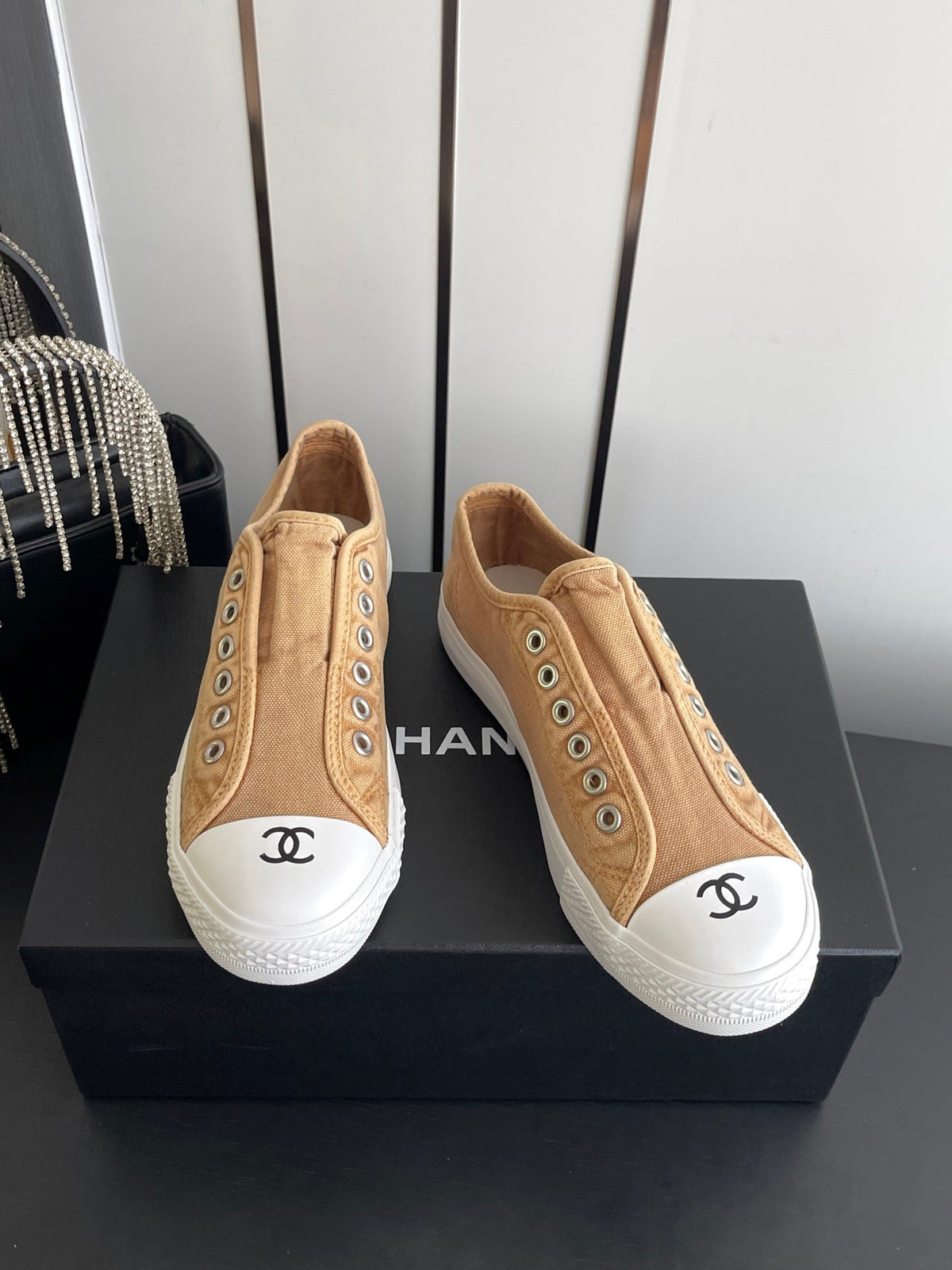 Chanel 2026 Platform Sneakers Canvas 945154