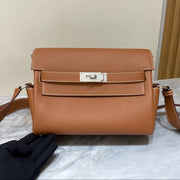 High-end Hermes 2026 Kelly Messenger 25cm Bag Evercolor Leather