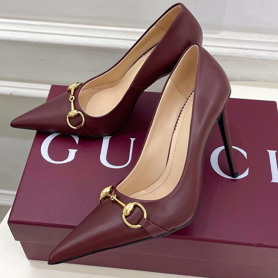 Gucci 2026 Donna Shoe 110mm Cowhide Canvas 946604