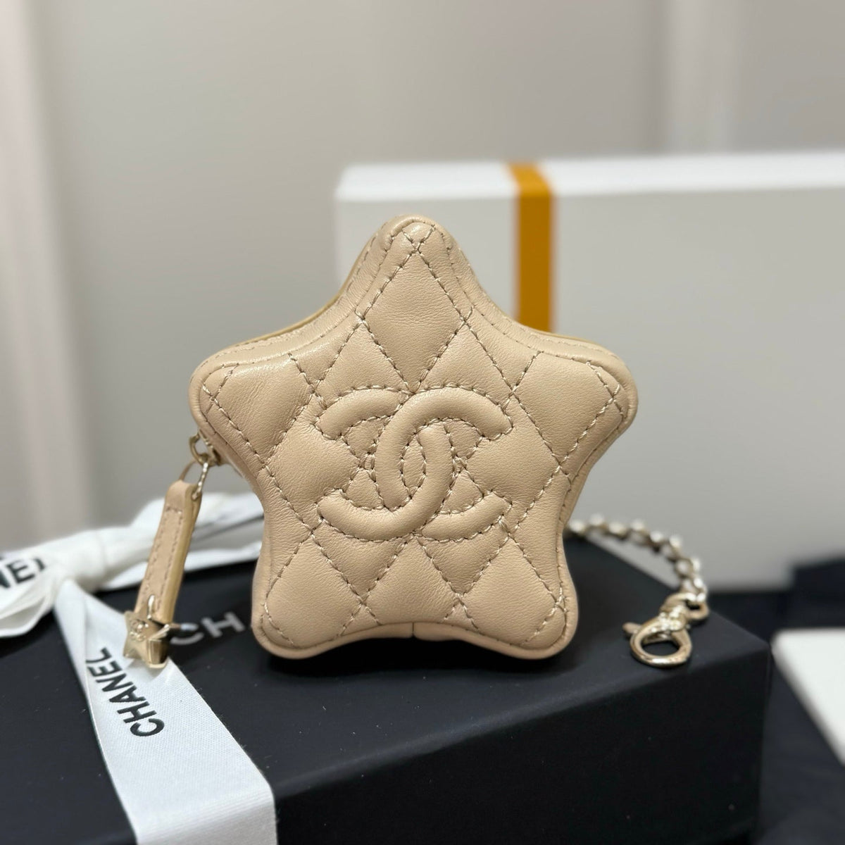 Chanel Five-pointed Star Lambskin Charm