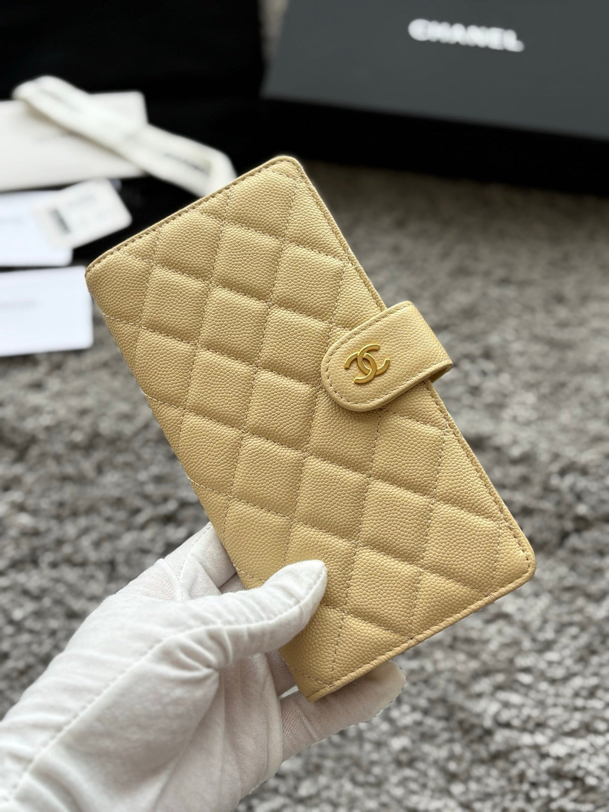 Chanel 2026 Long Wallet 19cm Leather 102500