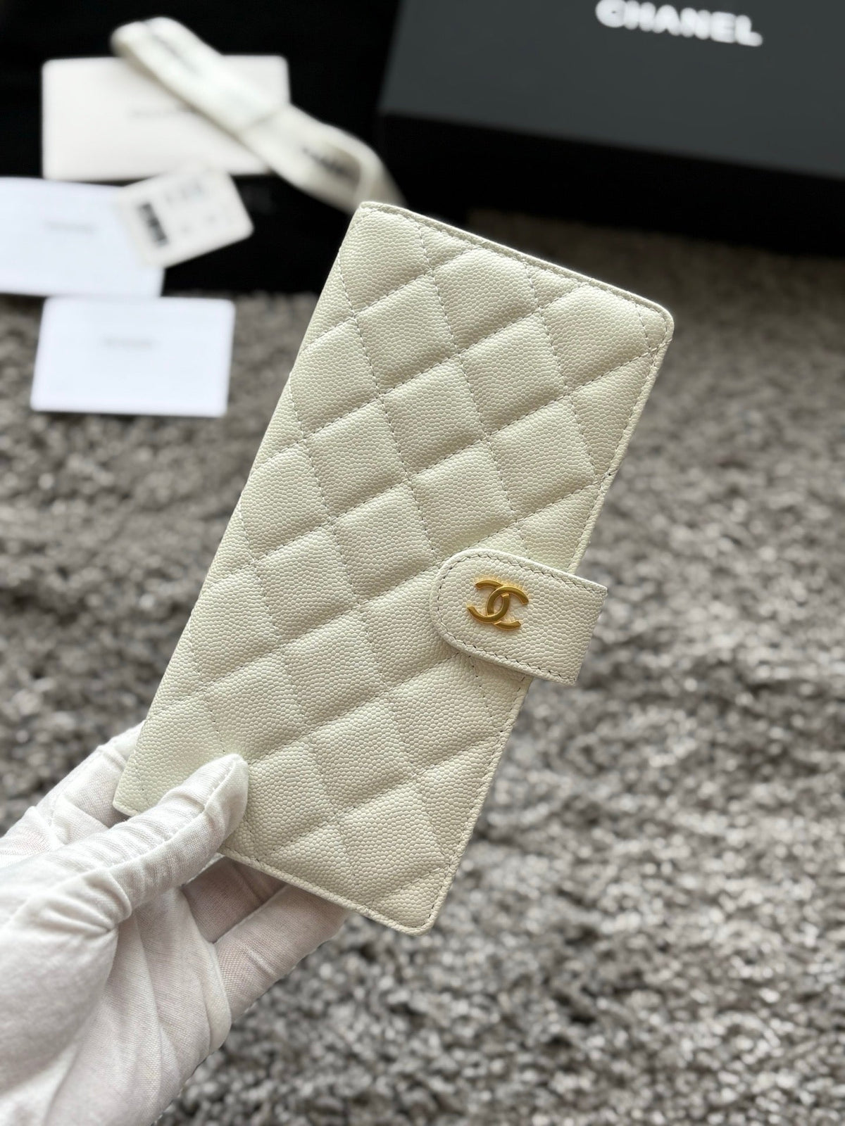 Chanel 2026 Long Wallet 19cm Leather 102500