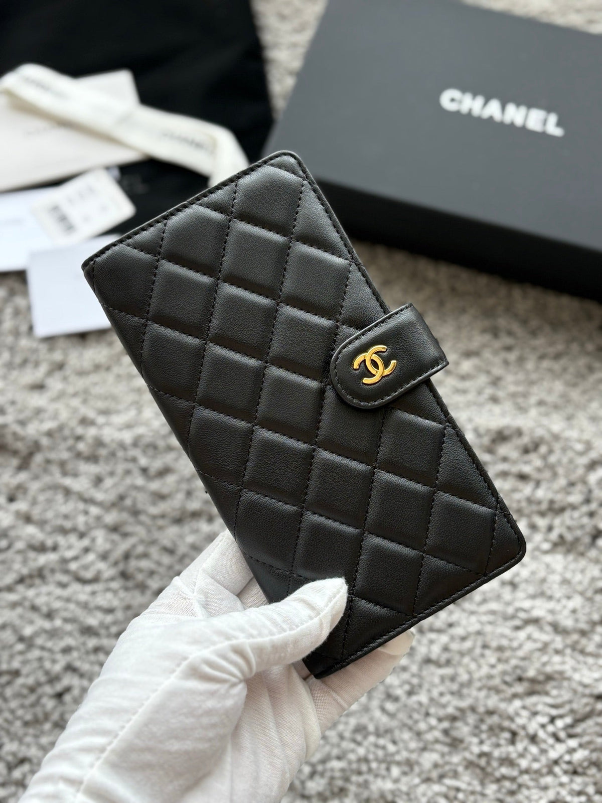 Chanel 2026 Long Wallet 19cm Leather 102500