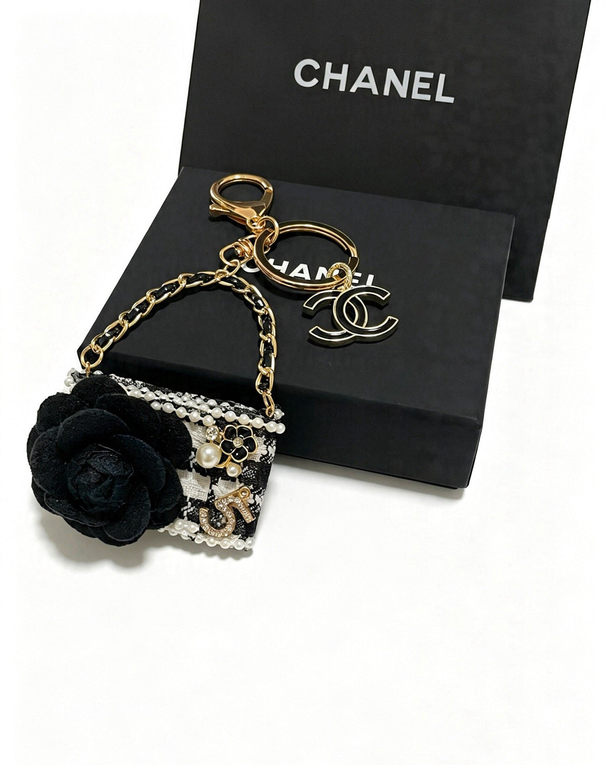 Chanel Flower Mini Bag Charm
