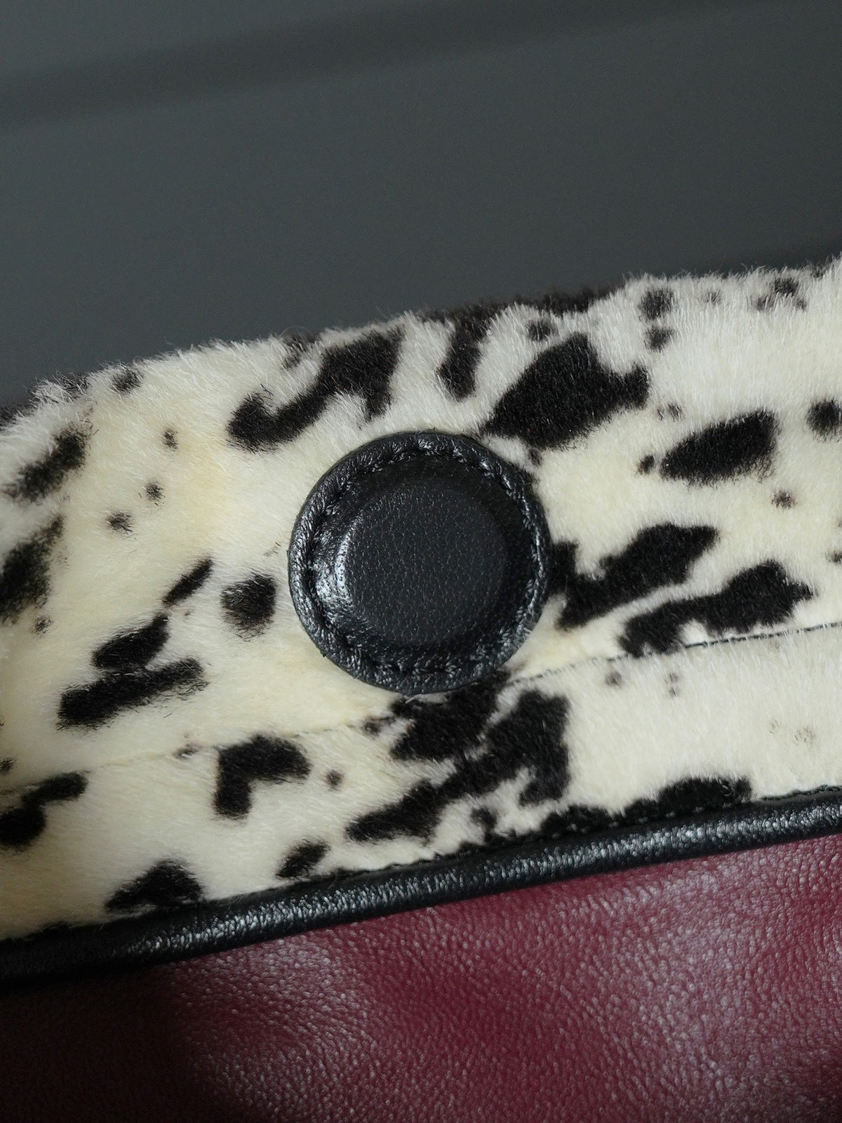 Chanel 2026 Pony Hair Printed Chic Lady Shoulder Bag Black White Wool