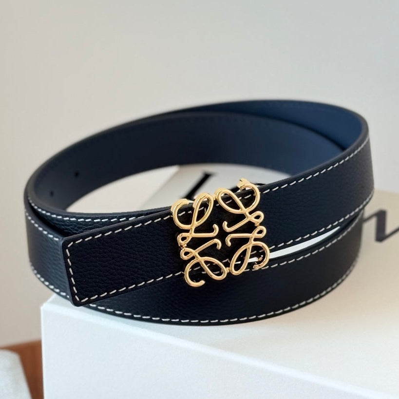 Loewe 2026 Anagram Reversible Belt 32mm Leather 217056