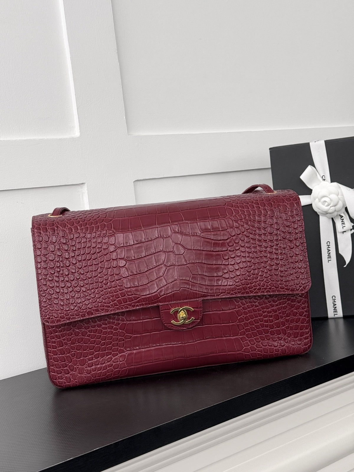 Chanel 2026 Maxi Flap Bag Suede Leather 167416