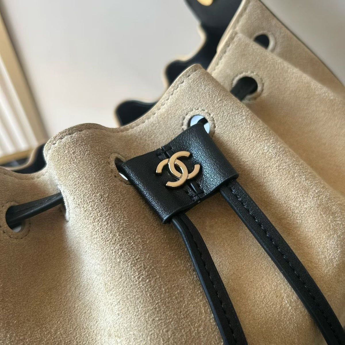 Chanel 2026 Small Hobo Bag 24cm Suede Leather