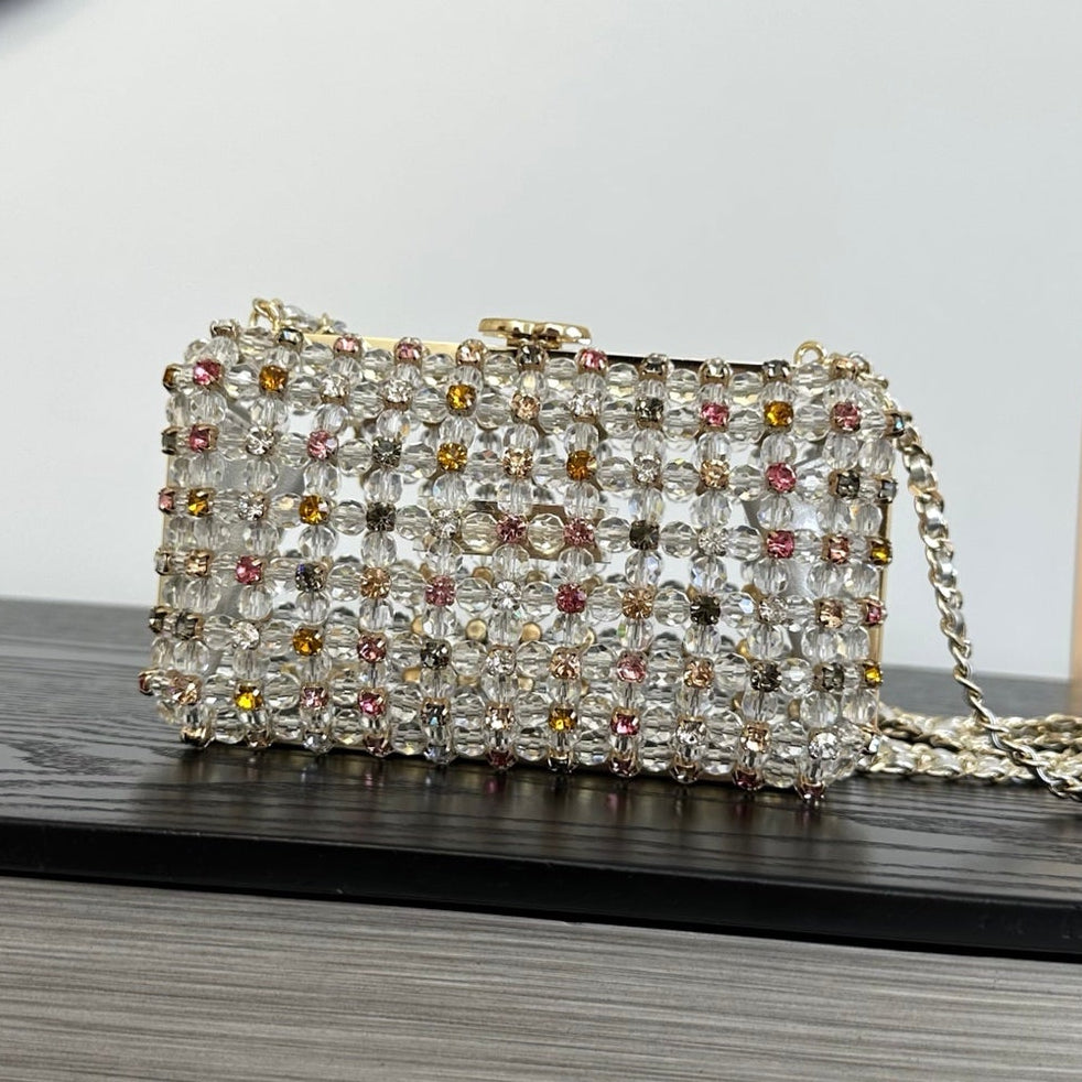Chanel 2026 Cruise 23 Glass Pearls Evening Bag