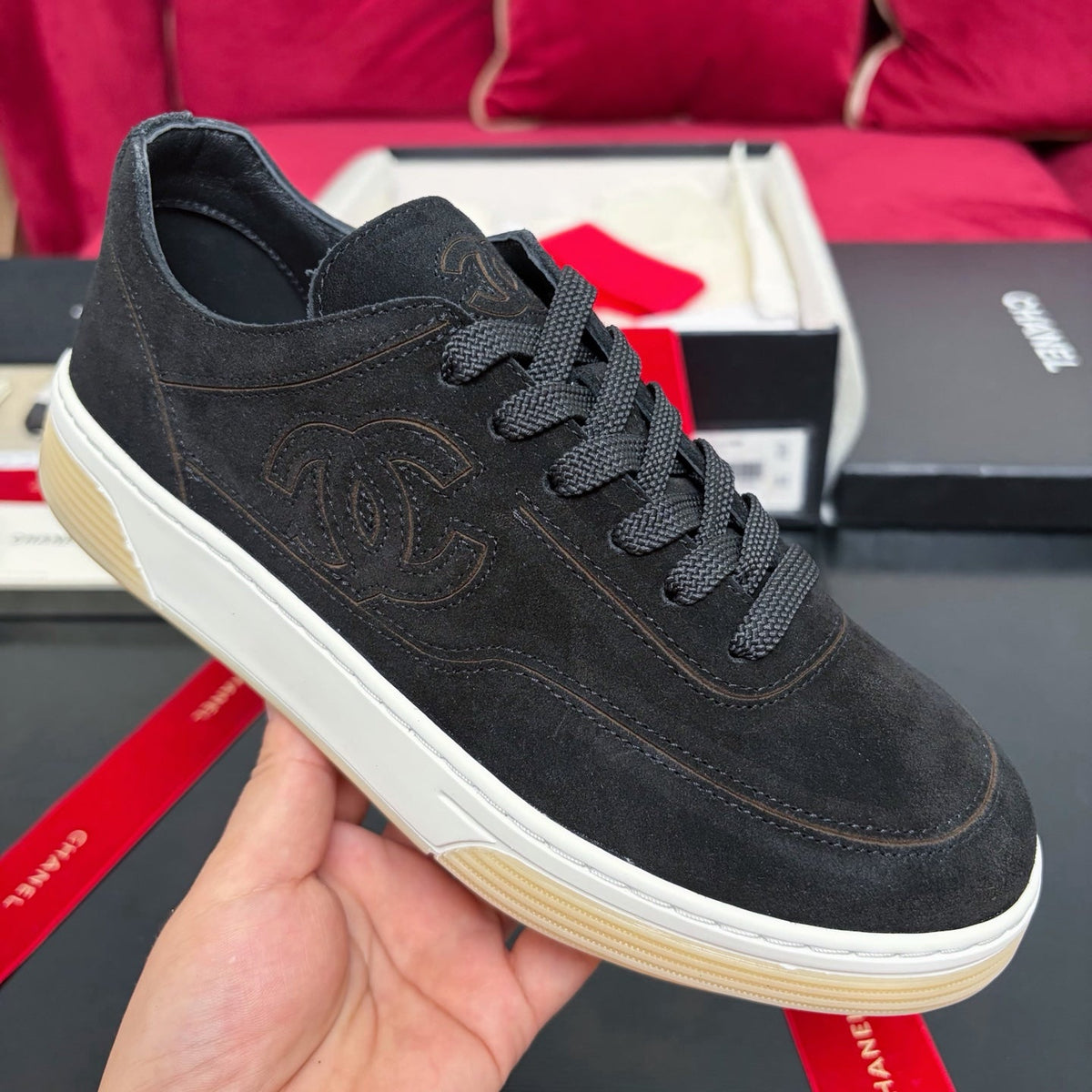 Chanel 2026 Sneaker Suede Rubber 129511