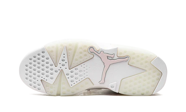 Nike Air Jordan 6 Retro White Pastel Pink Cowhide