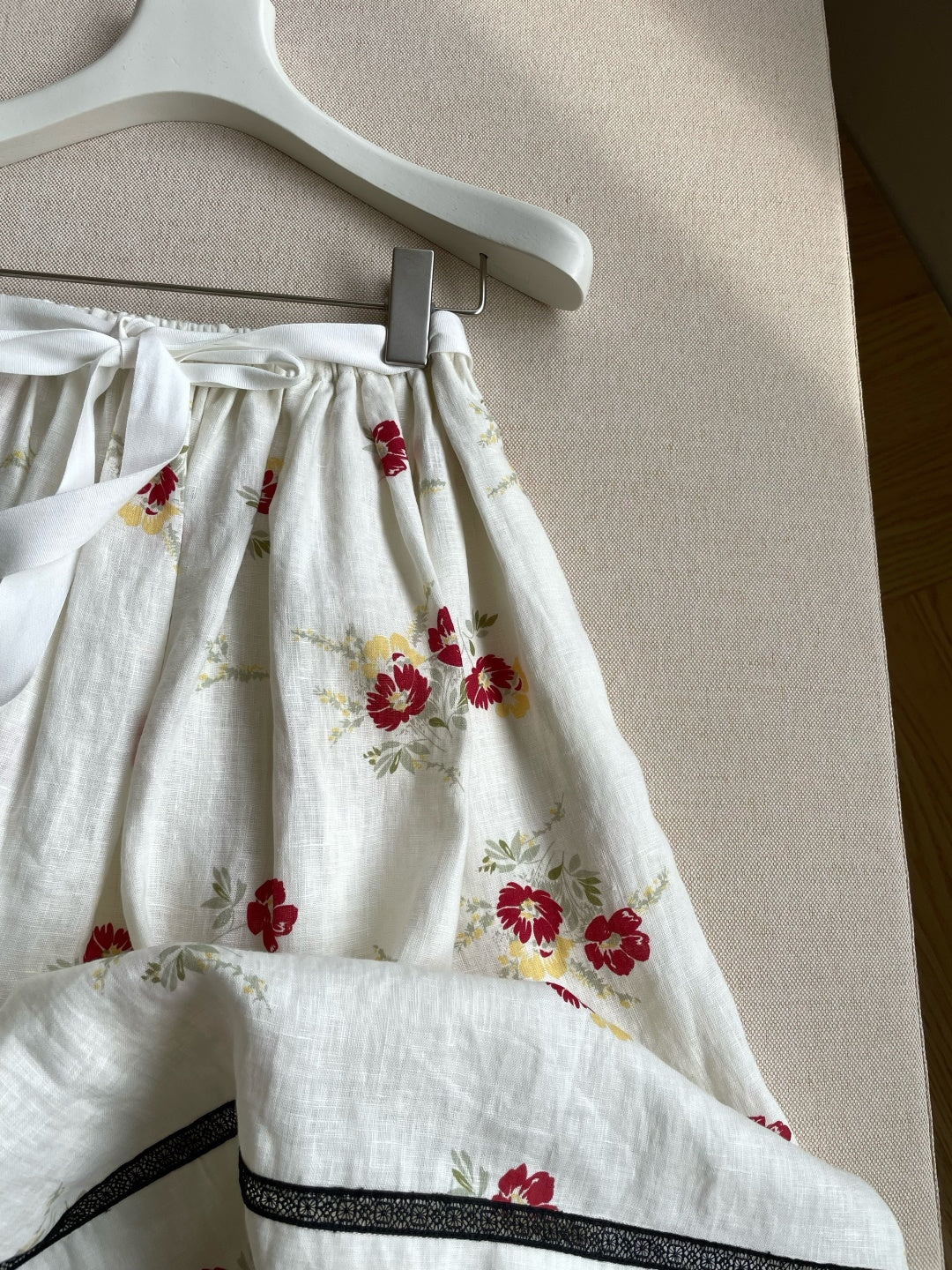 Prada 2026 Midi Skirt Linen 649571