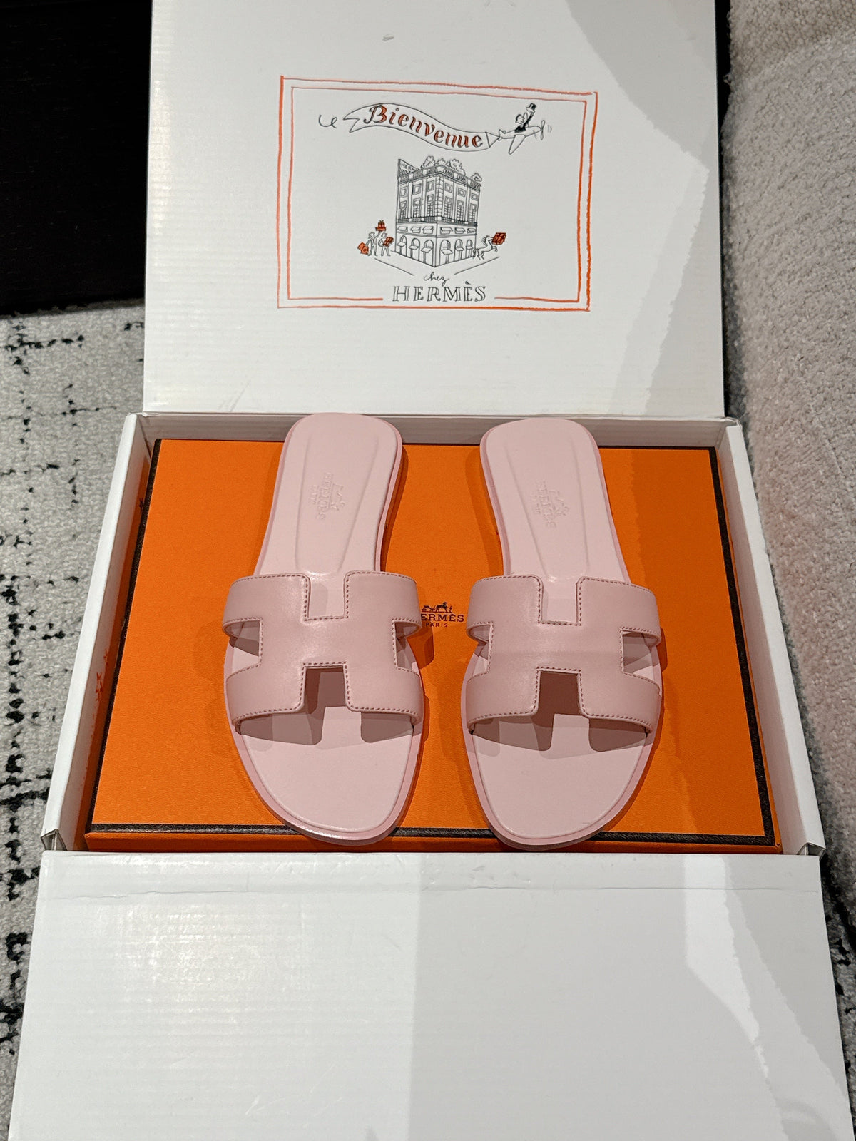 Hermes 25 Oran Sandal Calfskin
